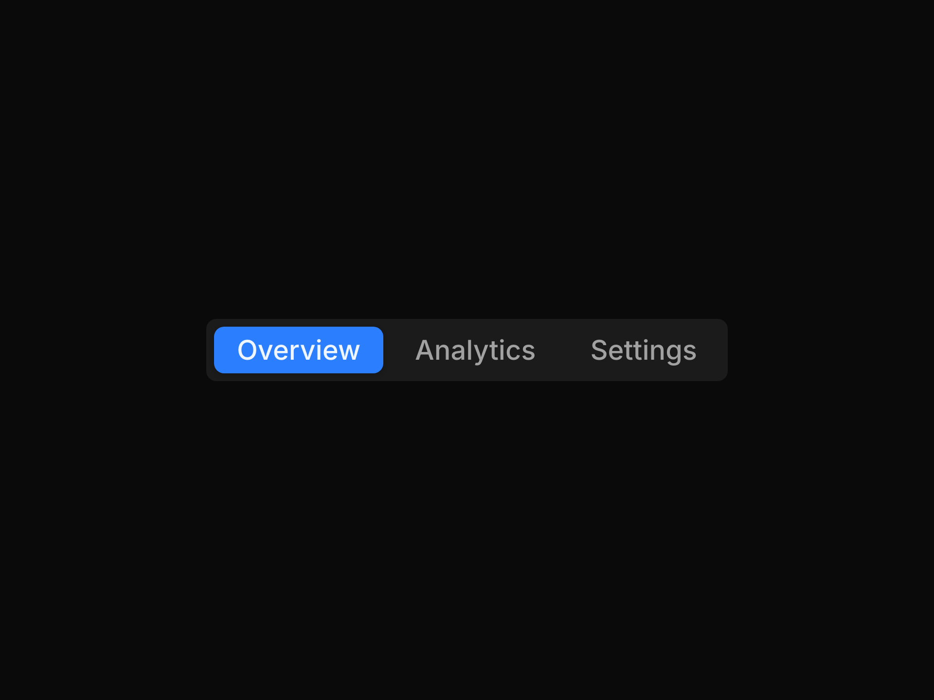 Animated Tabs dark preview
