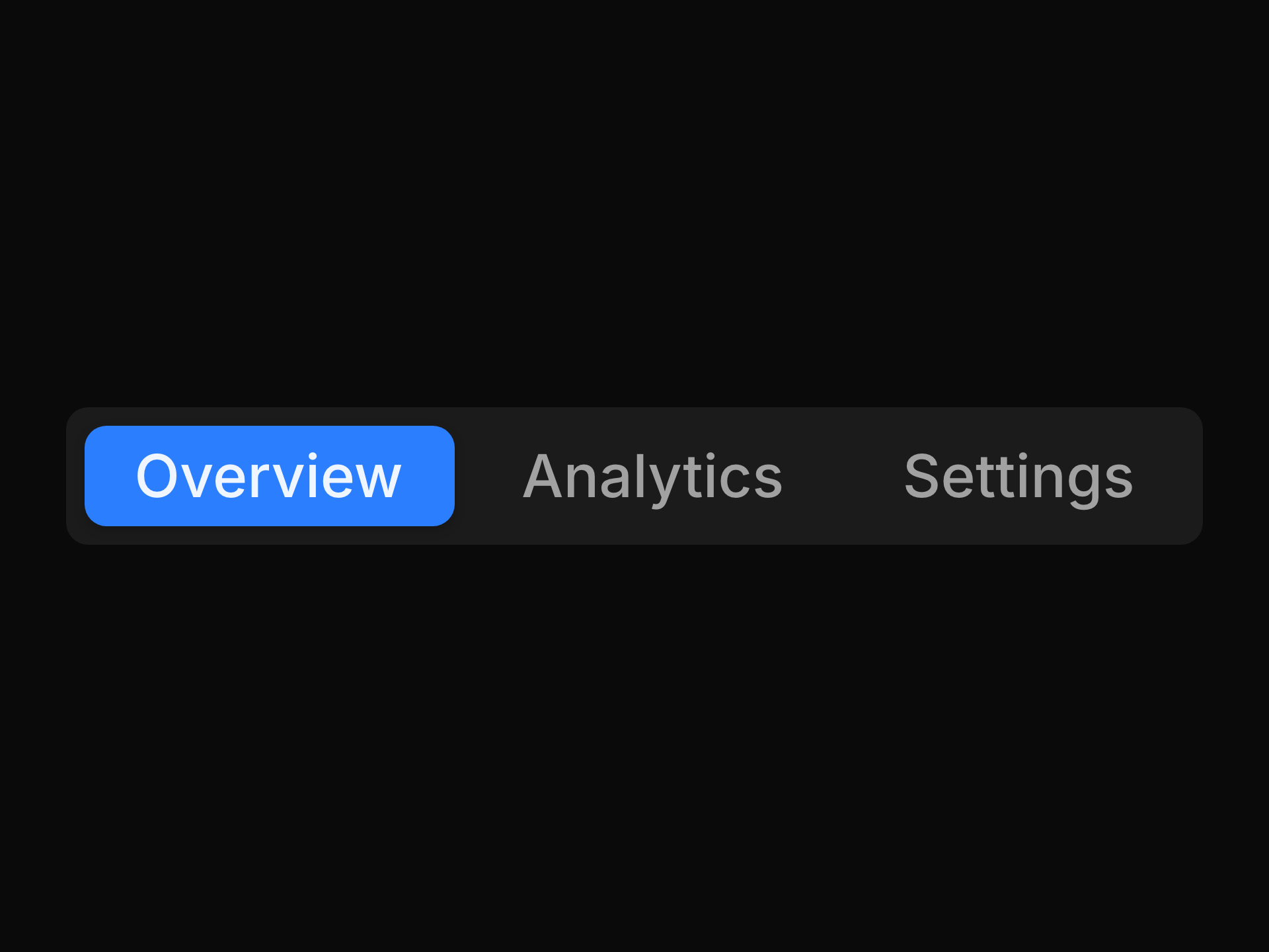 Animated Tabs dark preview