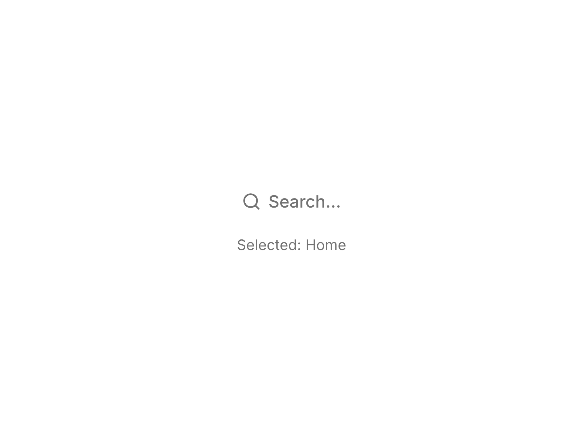 Search Command light preview