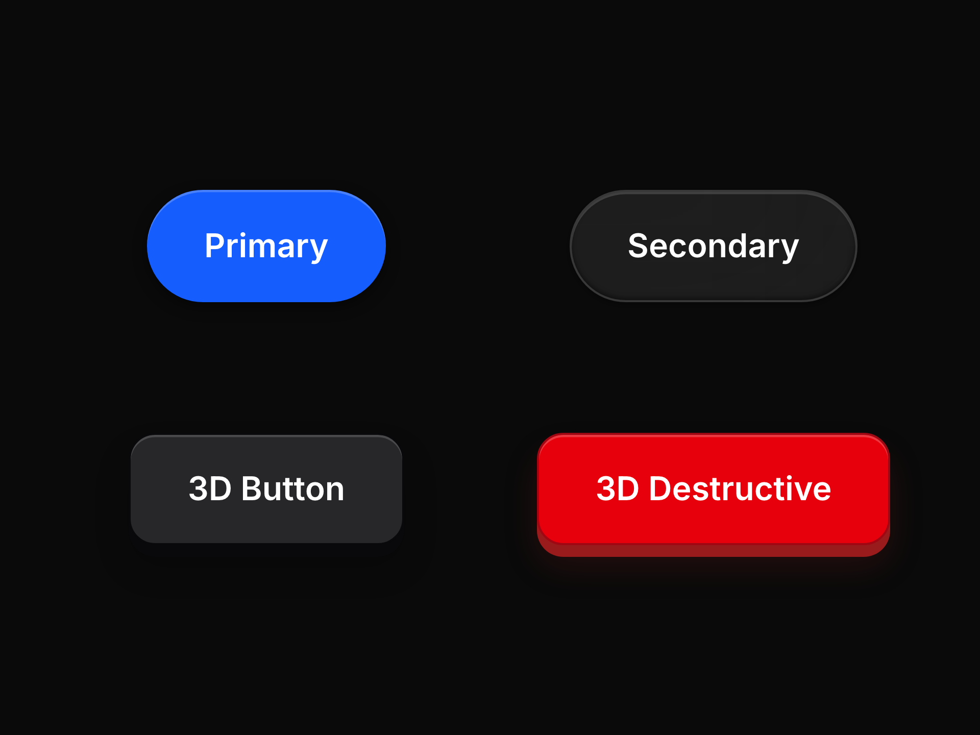 Tailwind CSS Buttons dark preview